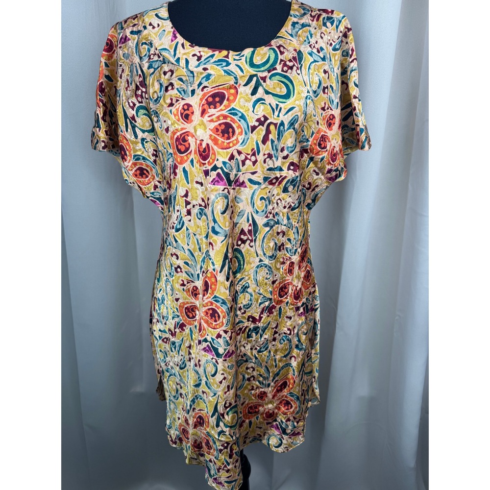 Vintage Victoria's Secret Gold Label Nightgown Floral Sleep Shirt Petite Small